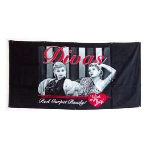  I Love Lucy & Ethel Lucille Ball Divas Bath or Beach Towel 