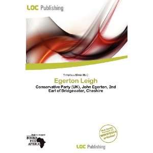  Egerton Leigh (9786200804778) Timoteus Elmo Books