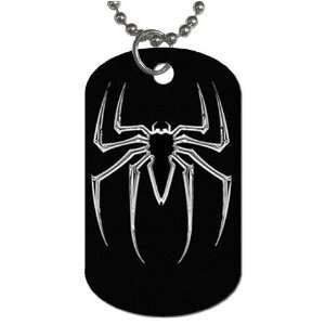  Spider cool Dog Tag with 30 chain necklace Great Gift 