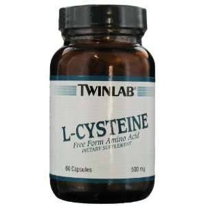  TwinLab Amino Acid Supplement L Cysteine 500 mg 60 