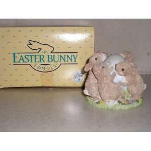  The Ester Bunny Family/Egg Roll Figurine 