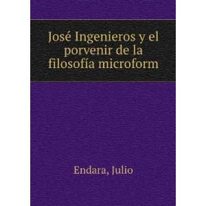   porvenir de la filosofÃ­a microform Julio Endara  Books