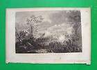 Original 1862 THE BATTLE OF PITTSBURG LANDING ENGRAVING