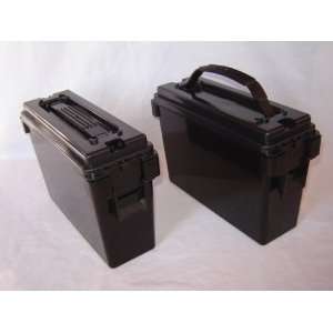  Berrys .30 Caliber Ammo Can Black Plastic   (2) Pack 