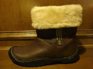 New Womens J 41 ADVENTURE ON VALLEY Brown Leather Boot  