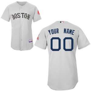  Boston Red Sox Customized Authentic Road Baseball Jersey 