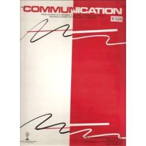  Sheet Music Communication Power Station 144 Everything 