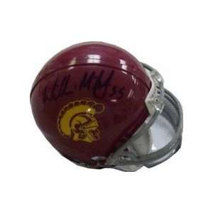  Willie McGinest Autographed USC Trojans Mini Football 