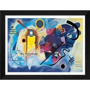   Wassily Kandinsky FRAMED Art 28x36 Gelb   Rot   Blau