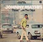 Johnny Mathis Those Were The Days Reel to Reel Tape 4 T