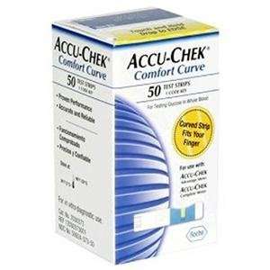 Accu  Check Comfort Curve Test Strips 50 ct Health 
