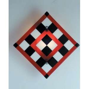  17W Ave Maria Fused Glass Sconce
