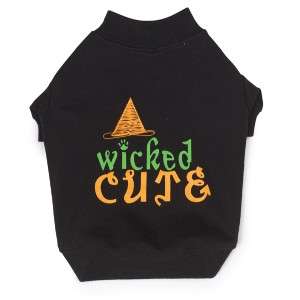 Zack & Zoey Halloween Wicked Cute Tee Dog T Shirt  