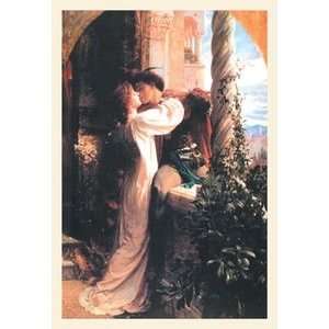 Romeo and Juliet   12x18 Framed Print in Gold Frame (17x23 finished 