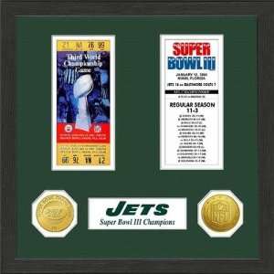  New York Jets SB Championship Ticket Collection 