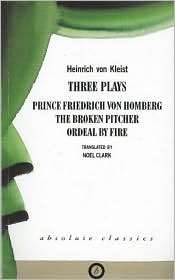 Von Kleist Plays, (1840021233), Heinrich von Kleist, Textbooks 