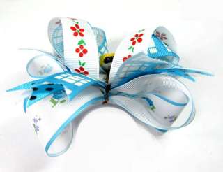 Disney Alice In Wonderland Adorable Boutique Bows Pair ~Christmas Gift 
