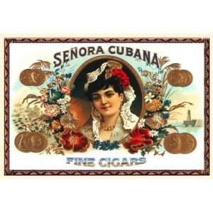   posterSeñora Cubana Fine Cigars VitolaDecor 614