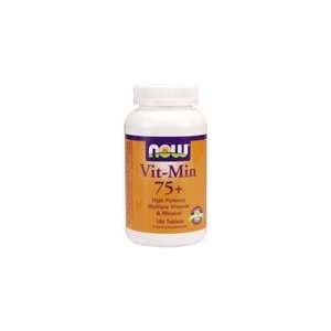  Vit Min 75+ by NOW Foods   (180 Tablets) Health 
