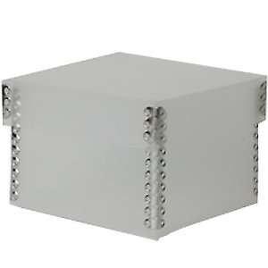 Medium (4 1/4 x 4 1/4 x 3) Clear Frost Plastic Nesting Boxes   Box 
