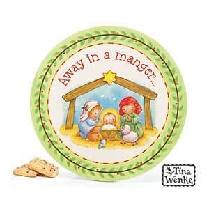  Away in a Manger Decorative Plate Christmas Religious 