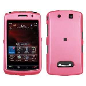  Rubberized Plastic Cover Case Pink For BlackBerry Storm 