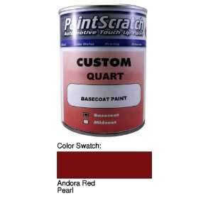 Quart Can of Andora Red Pearl Touch Up Paint for 2000 Audi A8 (color 