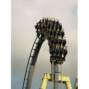  Egypt Montu Rollercoaster at Busch Gardens Stretched 