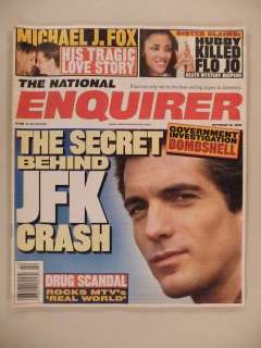 National Enquirer   Oct 19, 1999    John F. Kennedy Jr cover  