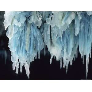  Finland, Gulf of Bothnia, Icicles Hang from a Ice Breaker 