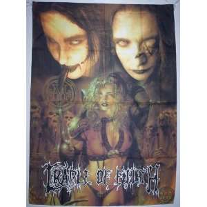  CRADLE OF FILTH 5x3 Feet Cloth Textile Fabric Poster
