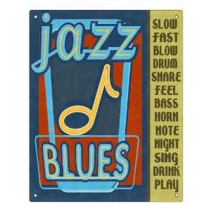  Saxophone 50s Jazz Band Sign / night club Vintage Retro 