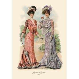  Vintage Art Afternoon Gowns #1   13412 7