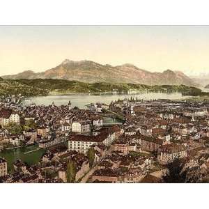  Vintage Travel Poster   From Gutsch Lucerne Switzerland 24 