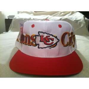  Kansas City Chiefs Vintage White Wraparound Snapback Hat 