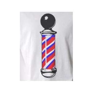  Vintage Barbers Pole   Pop Art Graphic T shirt (Mens 