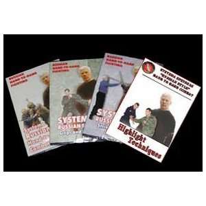  Kadochnikov 4 DVD Set   Systema Russian Martial Art 