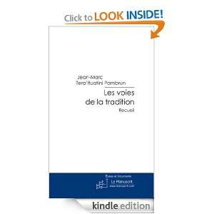 Les voies de la tradition (French Edition) Jean marc Teraituatini 