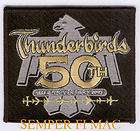 2003 US AIR FORCE THUNDERBIRDS 50th ANNIVERSARY PATCH 