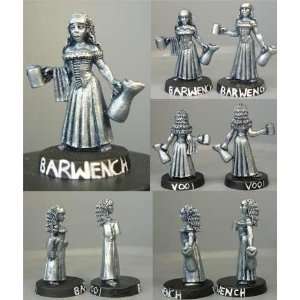  Hasslefree Miniatures Villagers   Barwench. Toys & Games