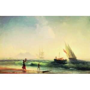  Hand Made Oil Reproduction   Ivan Aivazovsky   24 x 16 