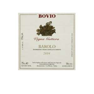  2004 Bovio Barolo Vigna Gattera 750ml Grocery & Gourmet 