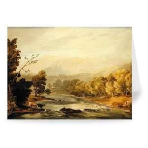 View on the Brathay near Ambleside (w/c   Greeting Card (Pack of 2 
