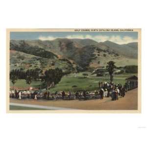 Santa Catalina, California   View of the Golf Course Giclee Poster 
