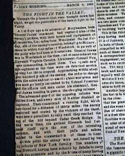 CONFEDERATE Anti Abraham Lincoln Civil War 63 Newspaper  