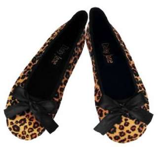  women shoe Leopard animal print ballet casual fashion 