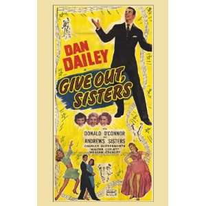  Give Out Sisters (1949) 27 x 40 Movie Poster Style B