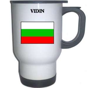  Bulgaria   VIDIN White Stainless Steel Mug Everything 