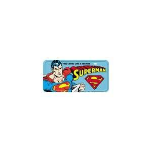    (6x12) Superman Retro Cartoon License Plate