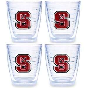  NC State Set of FOUR 12 oz. Tervis Tumblers Kitchen 